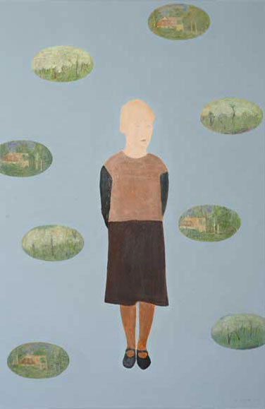 Elvira, 2005, Acryl auf Leinwand, 150 X 100 cm